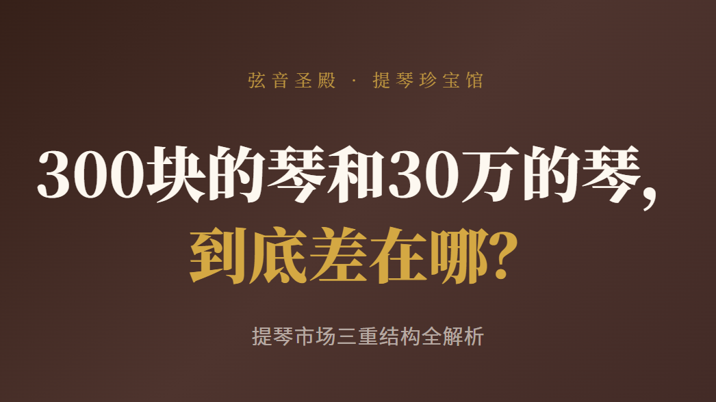300块的琴和30万的琴, 到底差在哪?