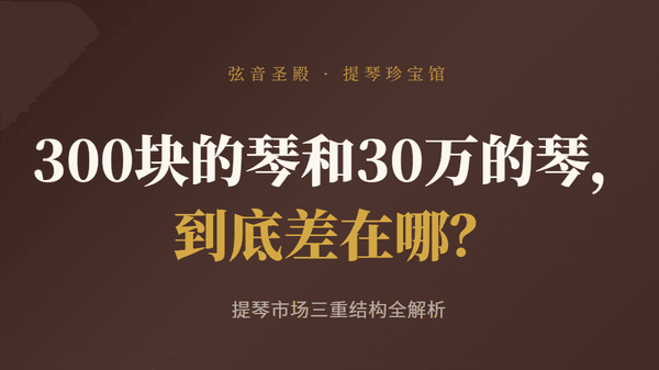 What exactly is the difference between a 300-dollar violin and a 300,000-dollar violin?