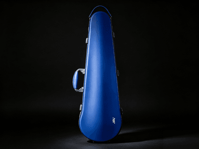 JML Golden Horse Leather-feel Carbon Fiber Violin Case Triangle
