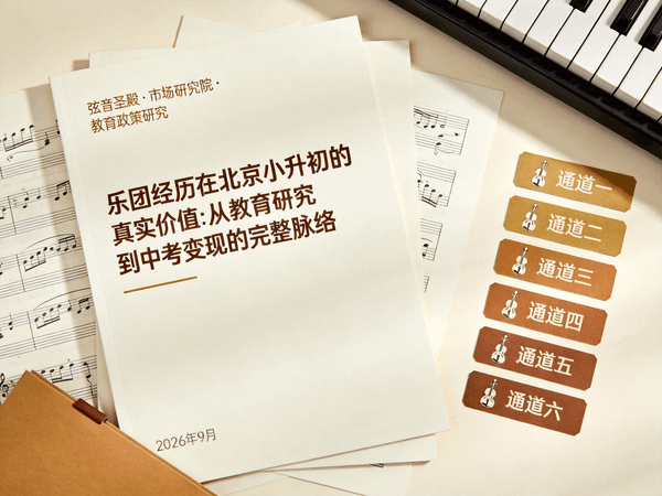 乐团经历在北京小升初的真实价值: 从政策取消到中考变现的完整脉络