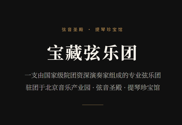 弦音圣殿 · 提琴珍宝馆 宝藏弦乐团简介