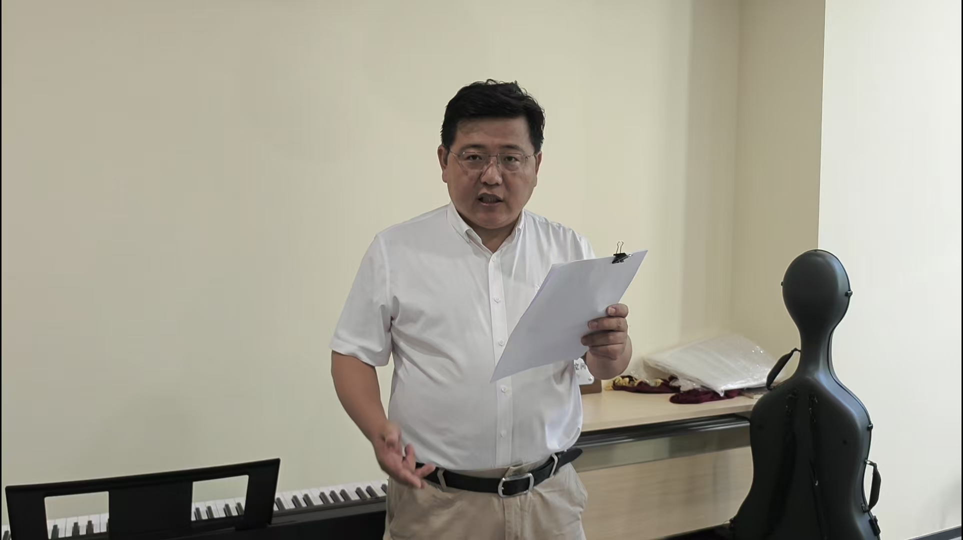 田团长在启动会上致辞